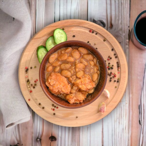 Квасоля з куркою та овочами 350 г